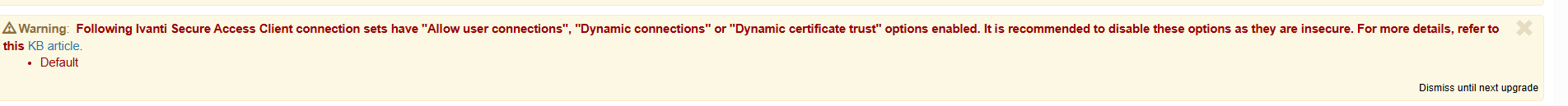 How to Disable Warning Messages in Dashboard